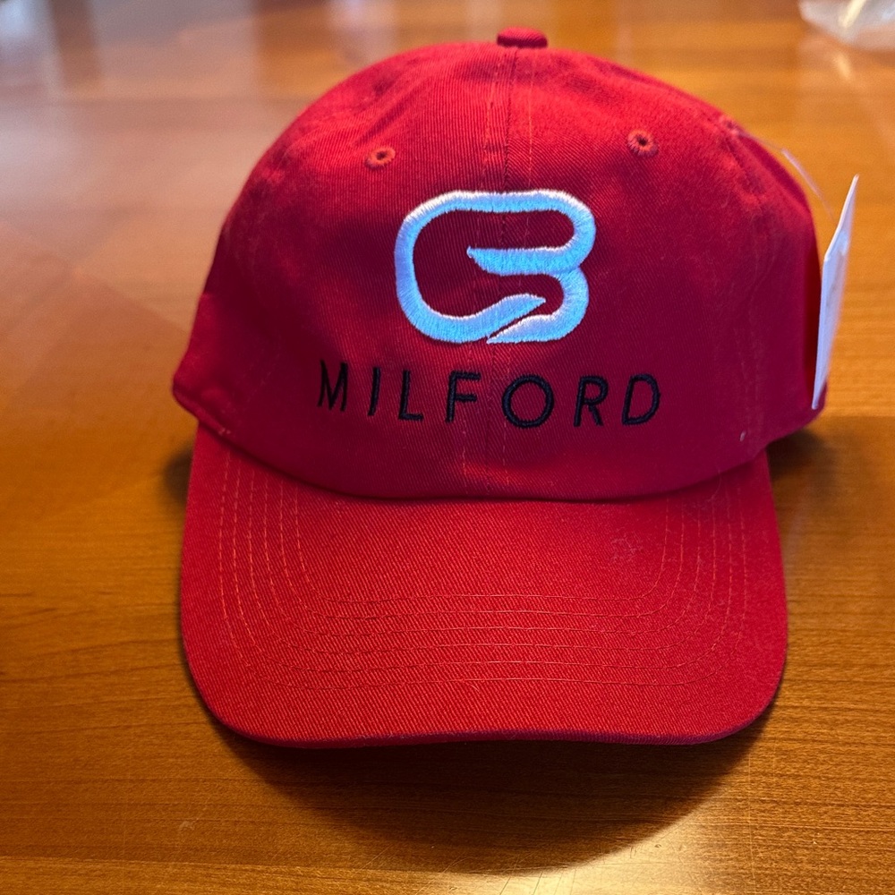 Red CycleBar hat by Kinsman Collection